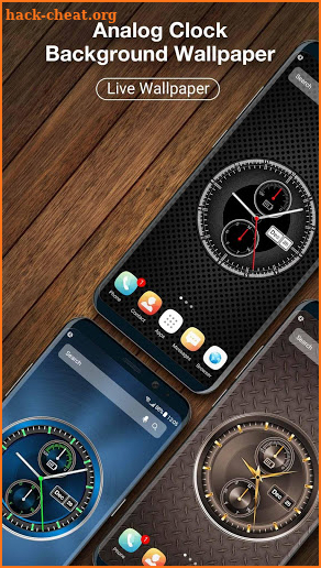 Analog Digital Clock on Screen Live Wallpaper 2019 screenshot