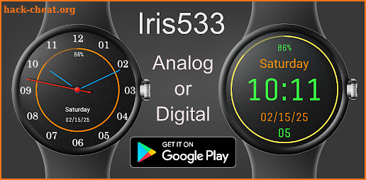 Analog Digital Watch Iris533 screenshot