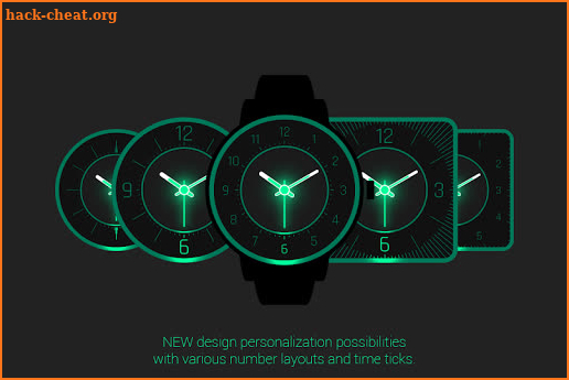 Analog Glow Watch Face screenshot