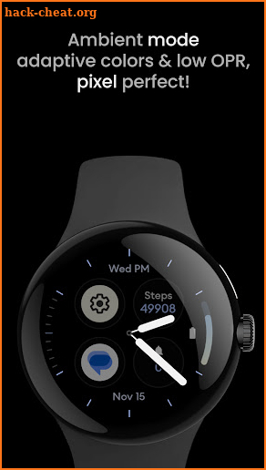 Analog M3: Wear OS watch face screenshot