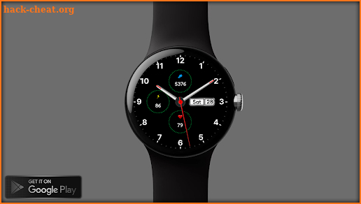 Analog Minimal Watch face screenshot