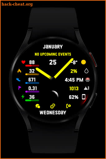 Analog SuperInfo Watch Face screenshot