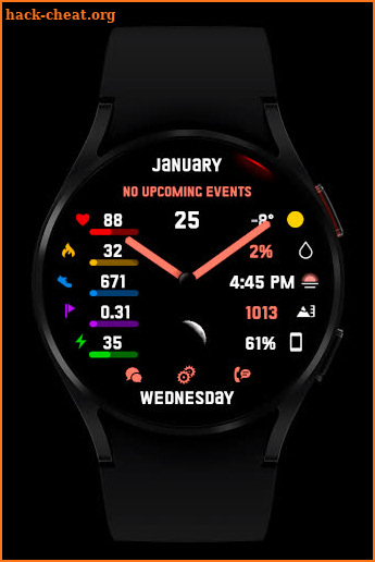 Analog SuperInfo Watch Face screenshot