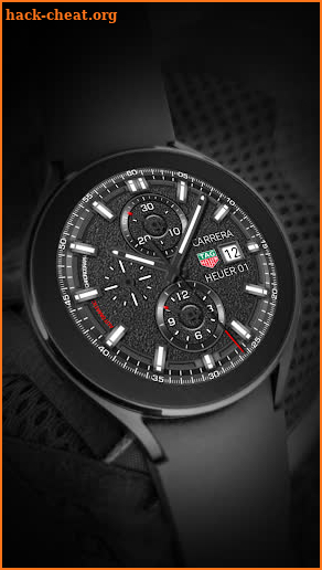 Analog TAG HEUER 01 WatchFace screenshot