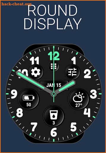 Analog Watch Face by HuskyDEV screenshot