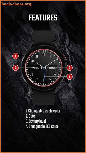 Analog watch face - DADAM38 screenshot