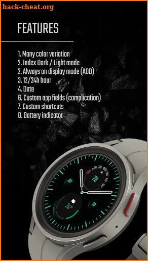 Analog watch face - DADAM40 screenshot