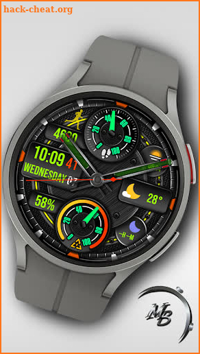 Analog Watch Face MB371 screenshot