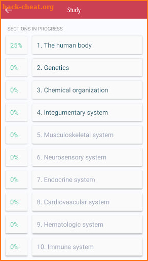 Anatomy & Physiology MIE NCLEX screenshot