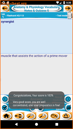 Anatomy & Physiology Vocabulary Exam Review App screenshot