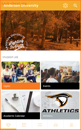 Anderson University, Indiana screenshot