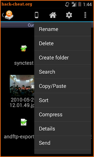 AndExplorerPro (file manager) screenshot