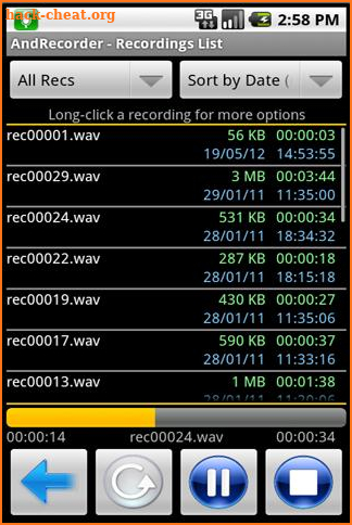 AndRecorder - Free screenshot