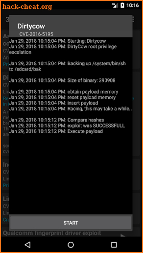 Android Exploits screenshot