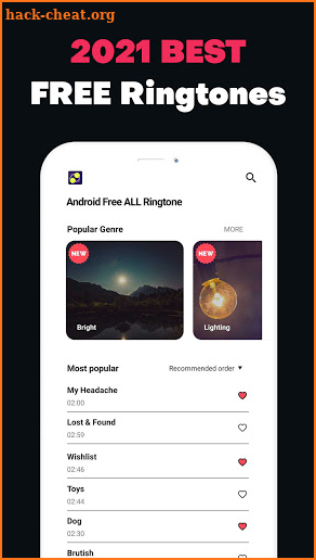 Android Free ALL Ringtone screenshot