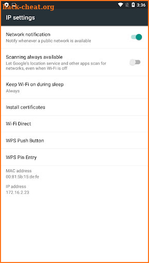 Android Hidden Settings (Professional) screenshot