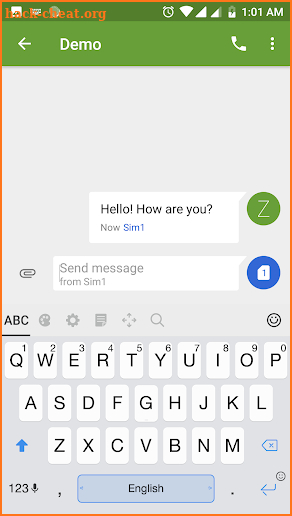 Android Messages (AOSP) screenshot