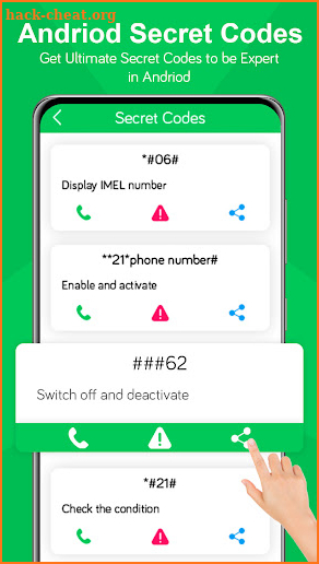 Android Secret Codes and Tips screenshot