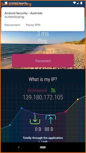 Android Security VPN screenshot