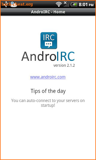 AndroIRC premium screenshot