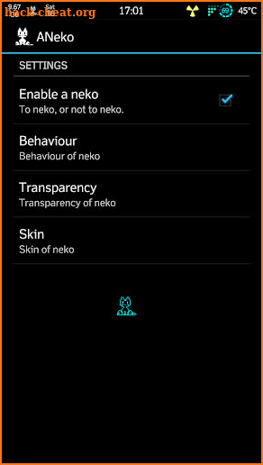 ANeko skin AquaNeon screenshot