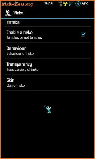 ANeko skin Colibri screenshot
