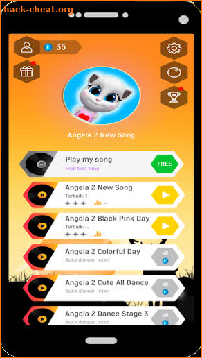 Angela 2 Magic Tiles Hop Song screenshot