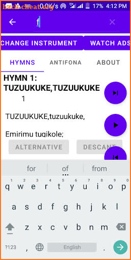 Anglican Luganda Hymns screenshot