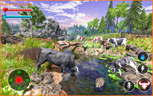 Angry Bull Attack Predator 3D screenshot