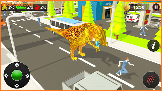 Angry Dinosaur City Rampage screenshot