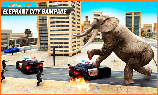 Angry Elephant City Attack: Wild Animal Games screenshot