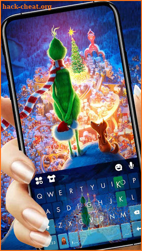 Angry Grinch Keyboard Theme screenshot