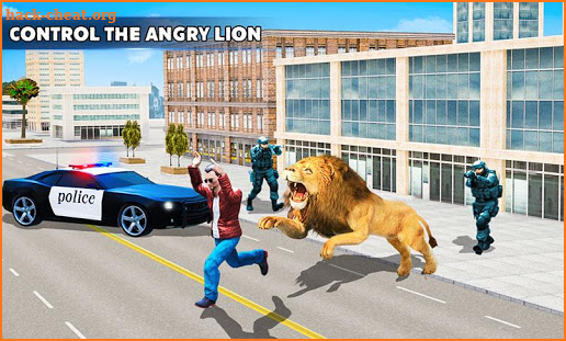 Angry Lion City Attack: Wild Animal Games 2020 screenshot