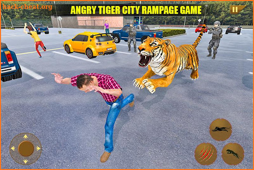 Angry Tiger City Attack: Wild Animal Fighting Game screenshot