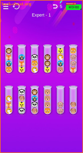 Animal Ball Sort Puzzle screenshot