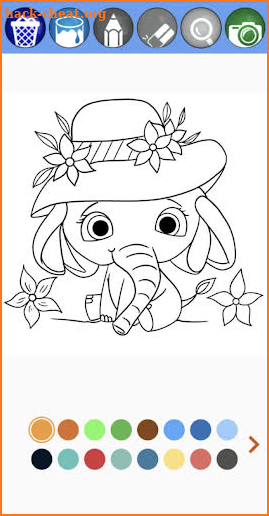 Animal coloring books for kids screenshot