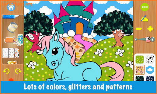 Animal coloring pages screenshot