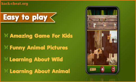 Animal Jigsaw Puzzles for Kids Game screenshot