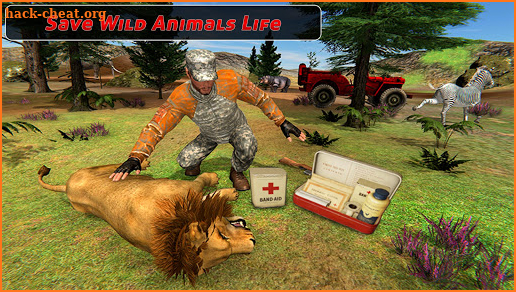 Animal Jungle Rescue Simulator: 3D Shooting Games screenshot