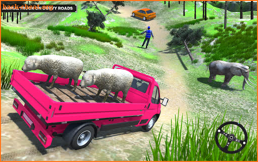 Animal Pickup Truck Cargo Transport Driver screenshot