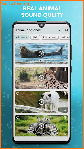 Animal Sounds and Ringtones screenshot