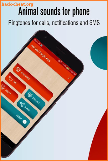 animal sounds for phone, animal ringtones app screenshot
