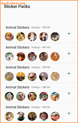 Animal Stickers for WhatsApp screenshot