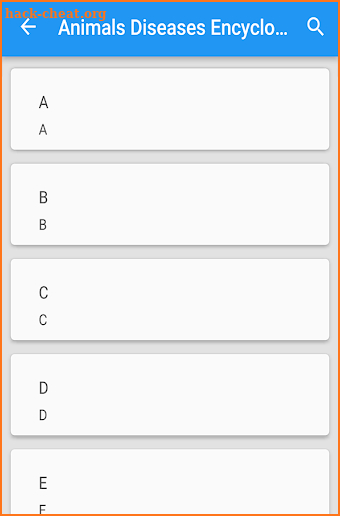 Animals Diseases Encyclopedia screenshot