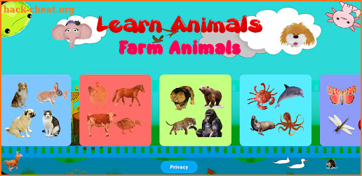 Animals for kids with sound screenshot