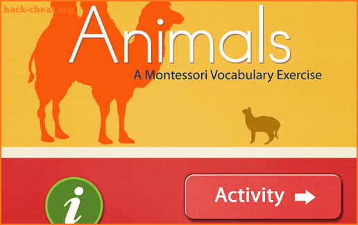 Animals - Montessori Vocabular screenshot