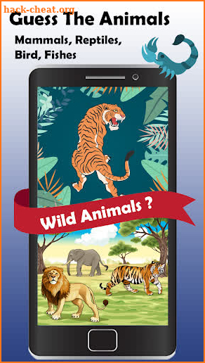 Animals quiz: Mammals, Reptiles, Birds, Fishes screenshot