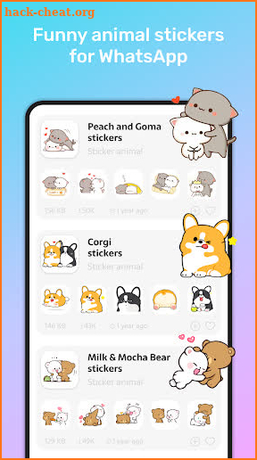 Animals Stickers for Whatsapp screenshot