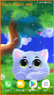 Animated Cat Live Wallpaper screenshot