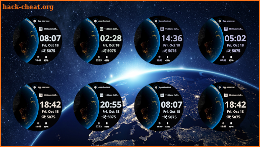 Animated Earth Watch Face screenshot